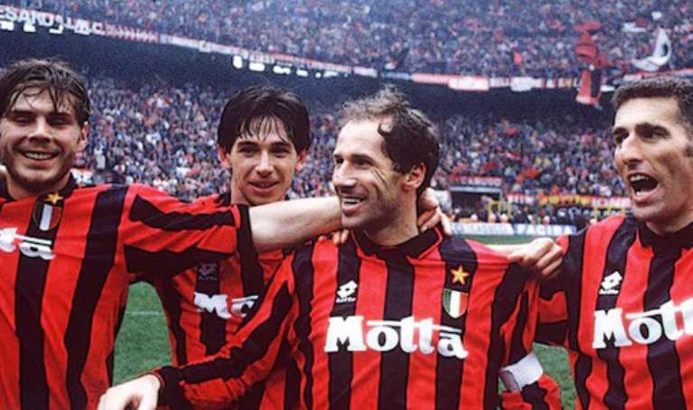 4. AC Milan 1993-94 Home Jersey