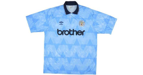 1. 1989-91 Manchester City Home Shirt
