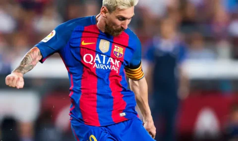 3. Blonde Messi Home Barcelona Kit – 2016