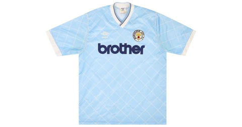 4. 1987-89 Manchester City Home Shirt