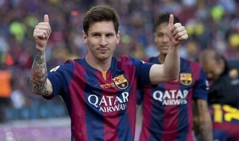 4. Barcelona 2014-15 Home Jersey